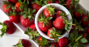 fresh whole strawberries