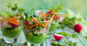 Fresh vegetable appetizer