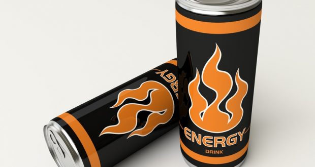 2 energy drink cans