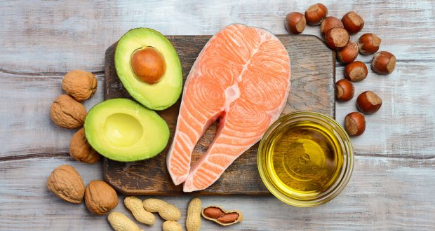 healthy fats - avocado, salmon, nuts