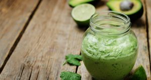 jar of avocado cilantro sauce