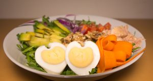 bowl of heart healthy foods