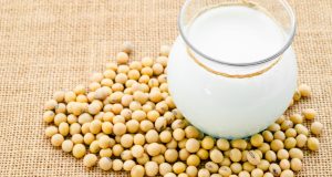 Soy milk and soy beans